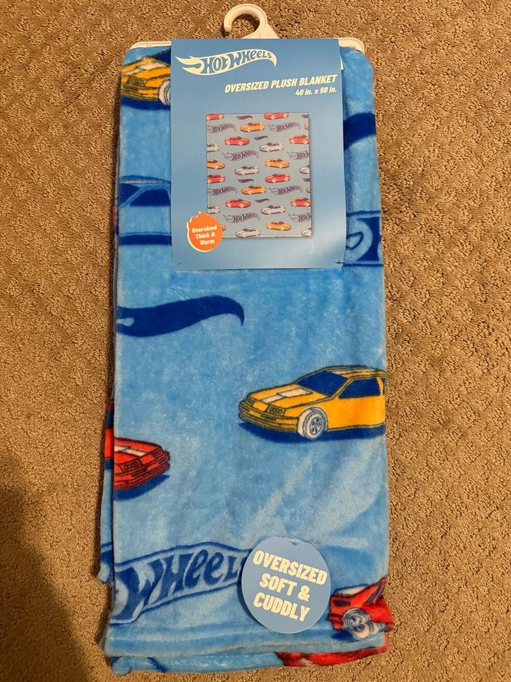 Hot wheels blanket New